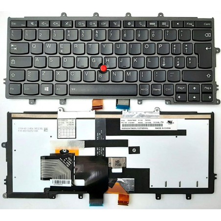 Tastiera italiana compatibile con Lenovo ThinkPad X230S X240 X250 X260 Retroilluminata