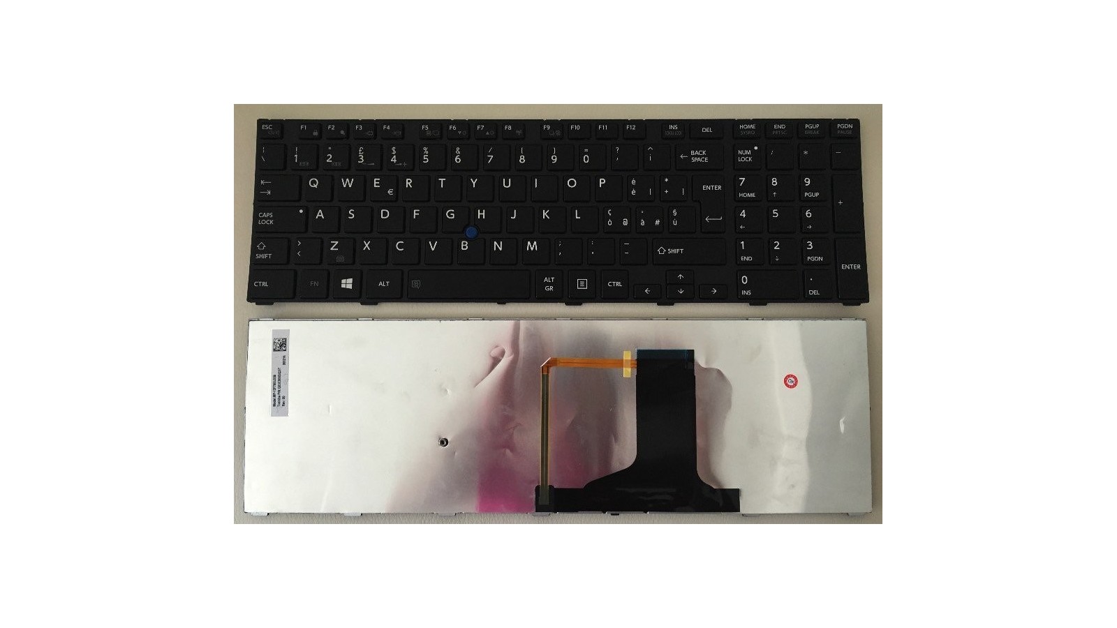Tastiera italiana compatibile con Toshiba Tecra A50-A A50-A1550 A50-A-1DJ
