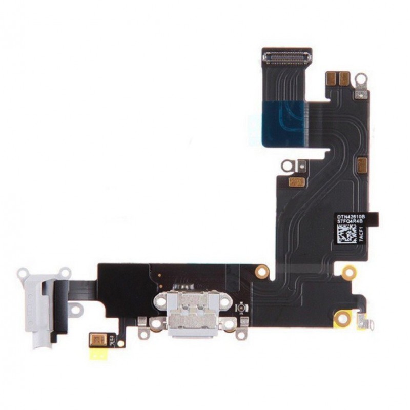 Flat connettore ricarica Apple iPhone 6 Plus completo di microfono antenna jack audio bianco Flat connettore ricarica Apple iPhone 6 Plus completo di microfono antenna jack audio bianco