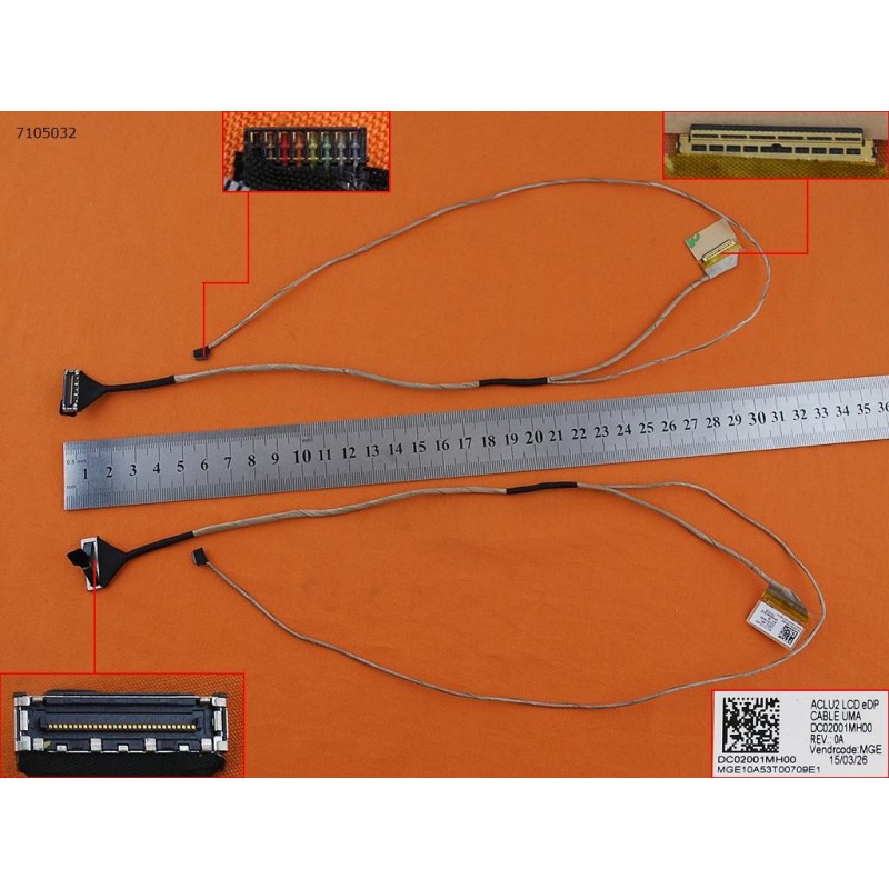 Cavo Flat display compatibile con Lenovo IdeaPad DC02001MH00 Cavo Flat display compatibile con Lenovo IdeaPad DC02001MH00