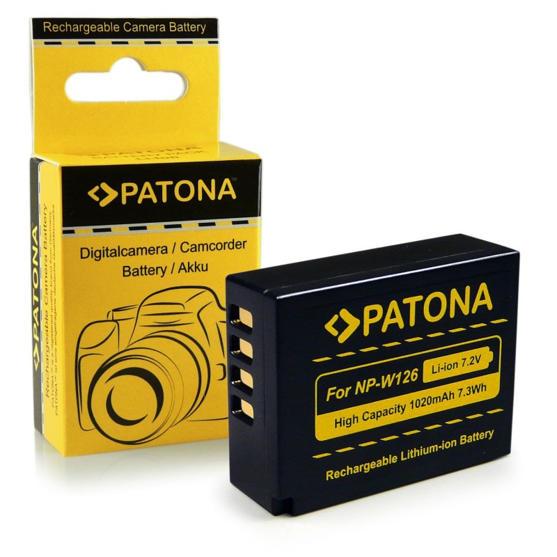 Batteria compatibile con Fuji NP-W126 HS33 EXR Finepix x -Pro 1 HS30 EXR Batteria compatibile con Fuji NP-W126 HS33 EXR Finepix x -Pro 1 HS30 EXR