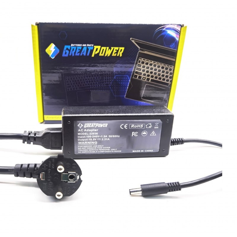 Alimentatore caricabatteria per Dell inspiron P87G P89G P70F P64G P47F P35E P32E P63F P76G P83G Alimentatore caricabatteria per Dell inspiron P87G P89G P70F P64G P47F P35E P32E P63F P76G P83G