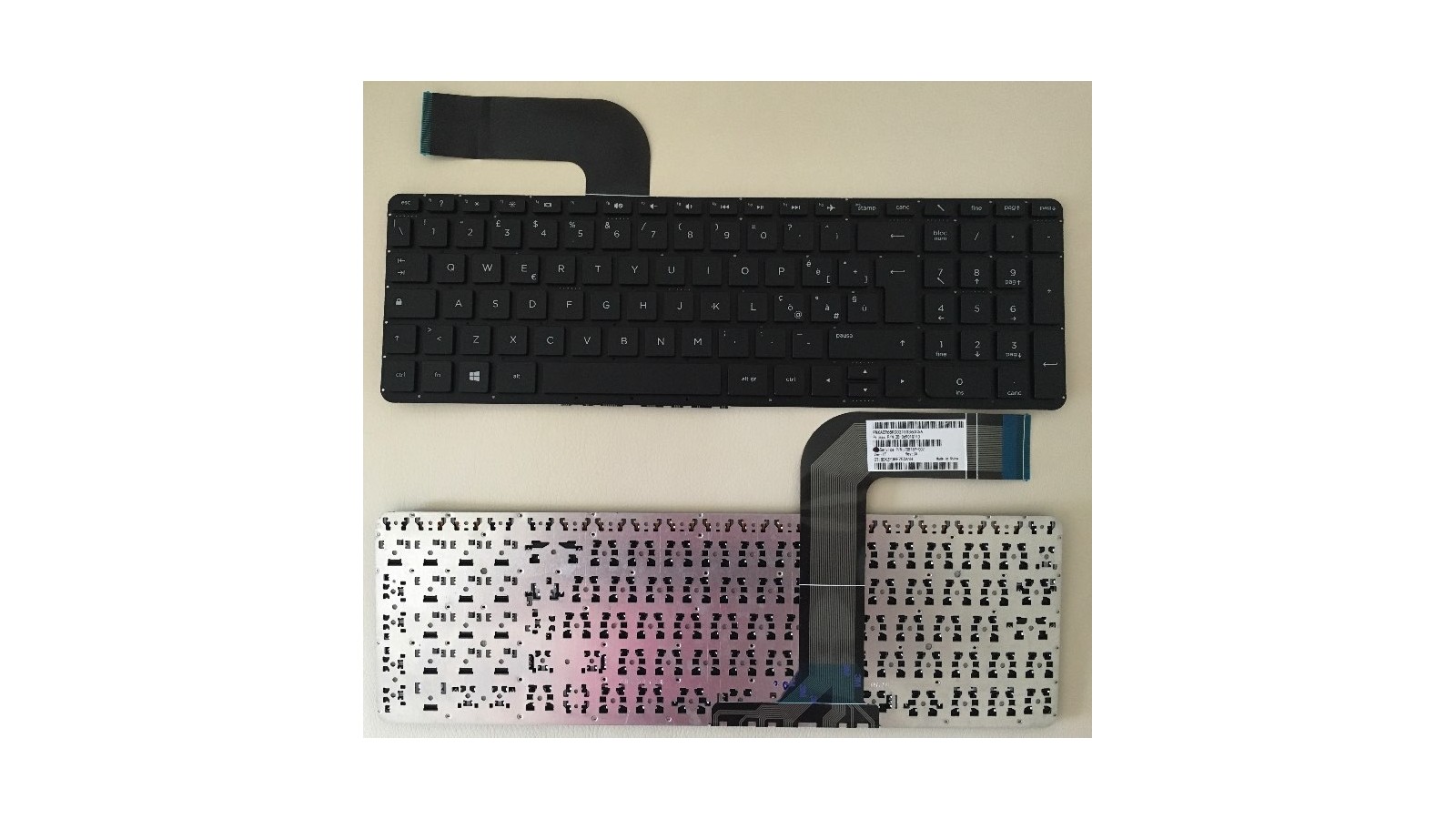 Tastiera italiana compatibile con HP Pavilion 15-p282tx (L2Z67PA) 15-p225tx (L0K81PA)