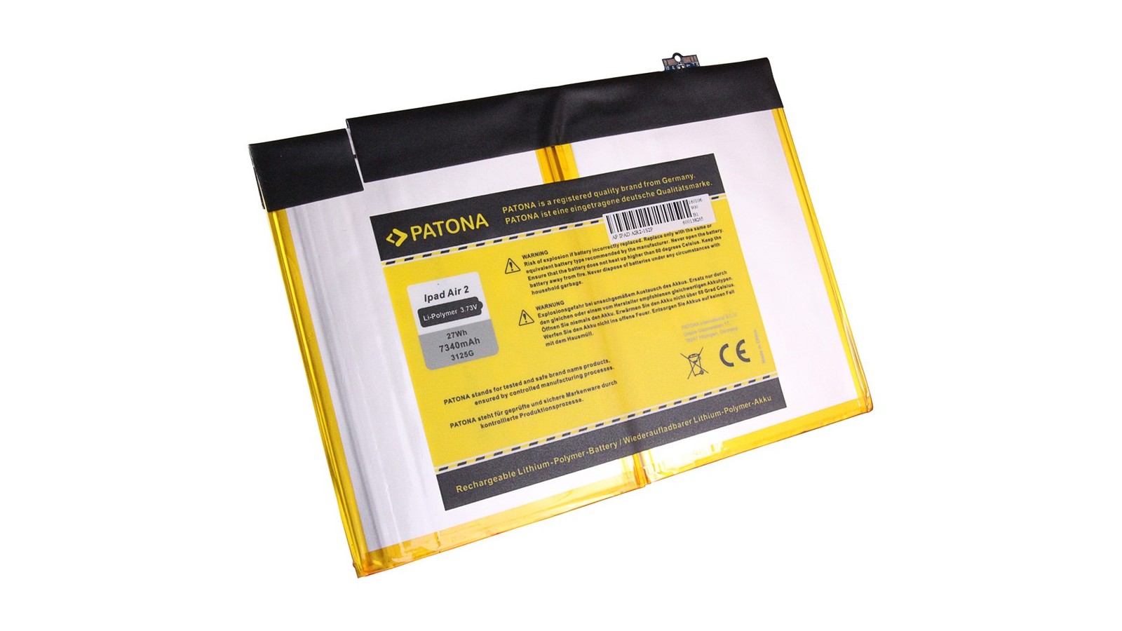Batteria compatibile con Apple iPad Air 2 A1547