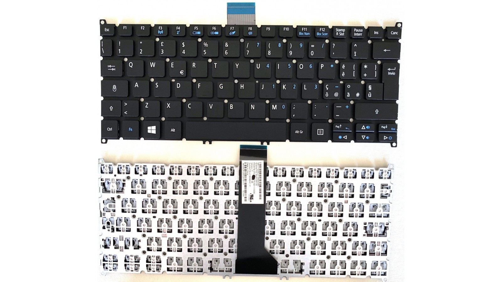 Tastiera italiana compatibile con Acer Aspire V5-122 ES1-111 ES1-111M ES1-311 ES1-331 E3-111C