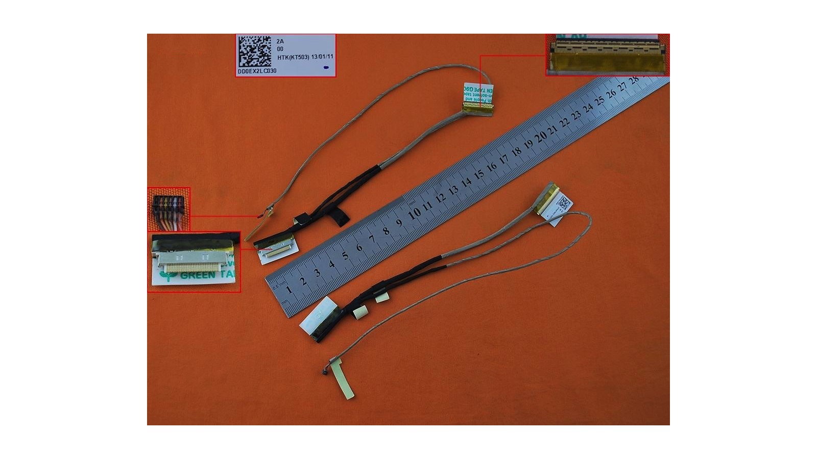Cavo flat display Asus Vivobook X201E X201L X201S X202E Q200E S200E DD0EX2LC030