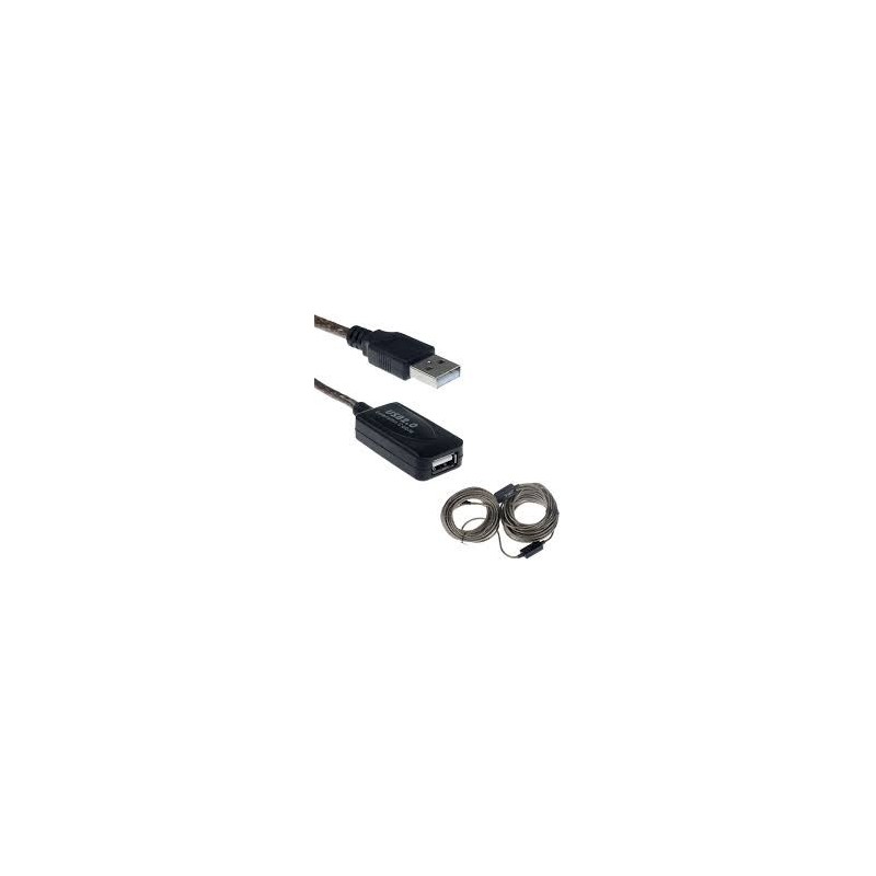 Cavo prolunga USB 2.0 Amplificato con Booster 10 Mt Cavo prolunga USB 2.0 Amplificato con Booster 10 Mt