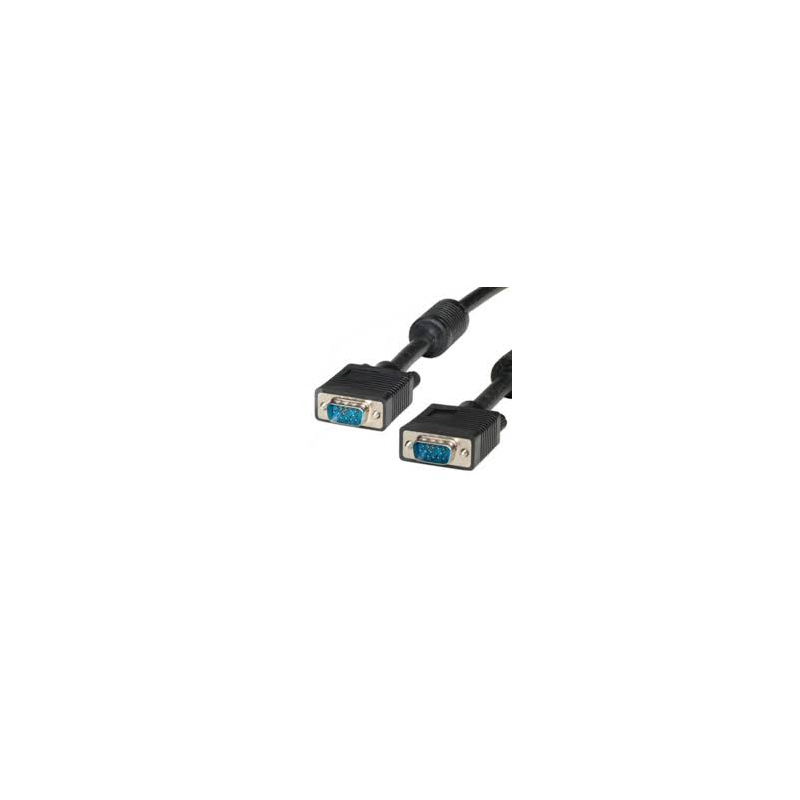 Cavo Vga Maschio / Maschio 3 metri doppia ferrite Cavo Vga Maschio / Maschio 3 metri doppia ferrite