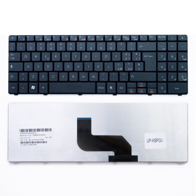 Tastiera italiana compatibile con Packard Bell EasyNote TJ71 Tastiera italiana compatibile con Packard Bell EasyNote TJ71