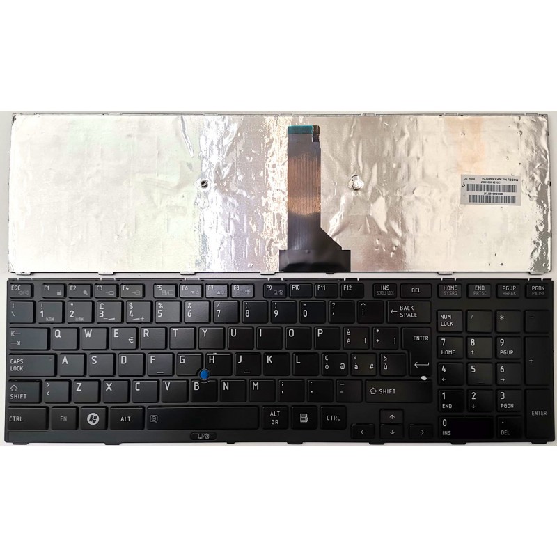 Tastiera Italiana compatibile con Toshiba Satellite Pro R950 Con TRACKPOINT Tastiera Italiana compatibile con Toshiba Satellite Pro R950 Con TRACKPOINT