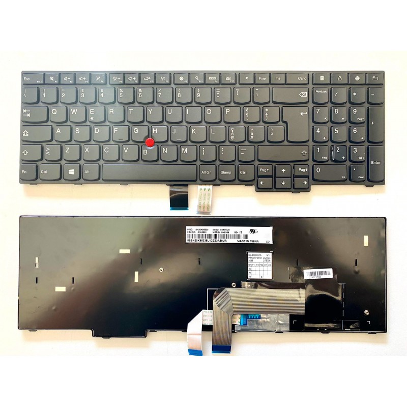 Tastiera italiana compatibile con Lenovo THINKPAD E550 E555 E550C E560 E565 NON RETROILLUMINTA