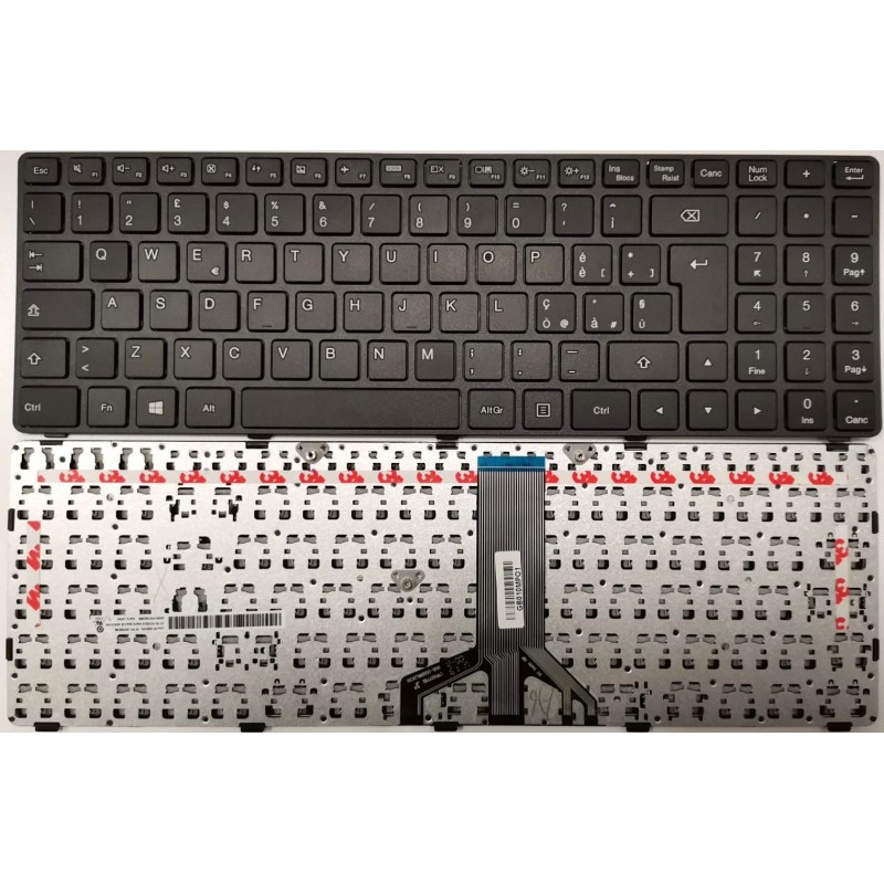 Tastiera italiana compatibile con Lenovo 6385H-GR 6385-H-SP 6385H-US 8385H Tastiera italiana compatibile con Lenovo 6385H-GR 6385-H-SP 6385H-US 8385H