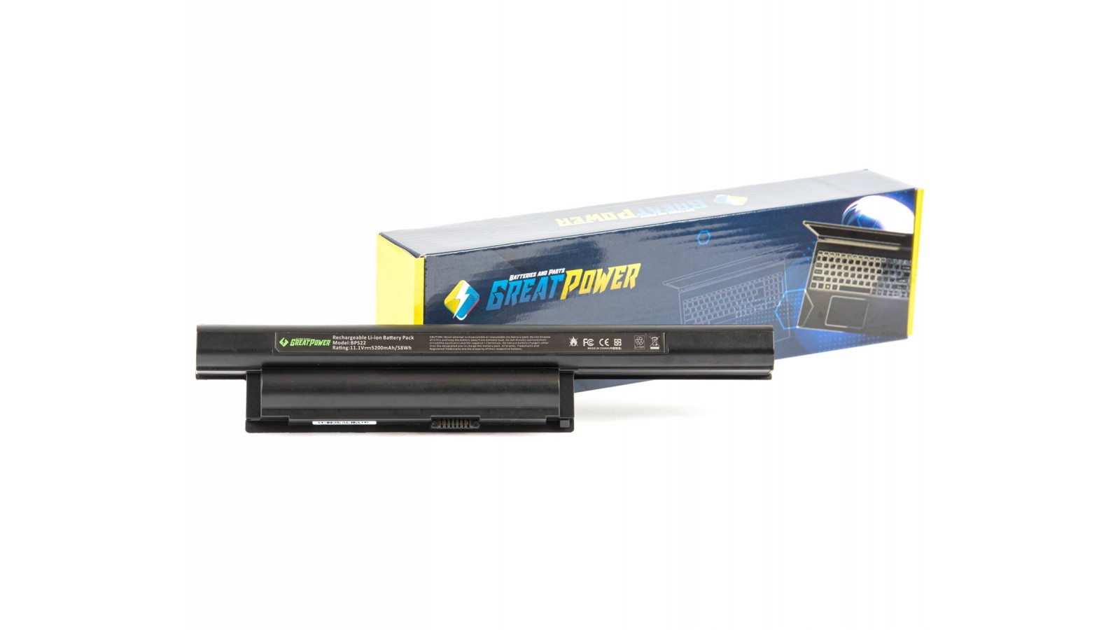 Batteria 5200 mAh compatibile con SONY VGP-BPS22 VGP-BPS22A VGP-BPL22 VPC-E