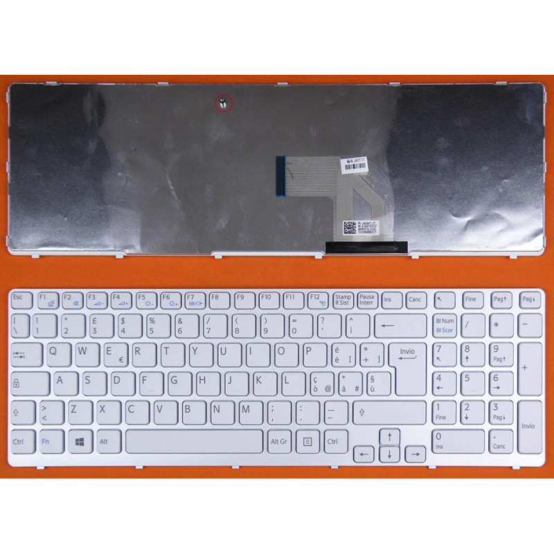 Tastiera italiana compatibile con SONY VAIO SVE151D11M SVE151G17M p/n 149094711IT