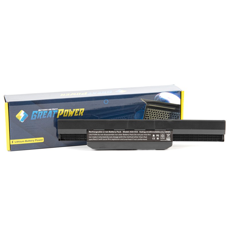 Batteria 2600mAh 14,4V compatibile con Asus A32-K53 A42-K53 A31-K53 A41-K53 Batteria 2600mAh 14,4V compatibile con Asus A32-K53 A42-K53 A31-K53 A41-K53
