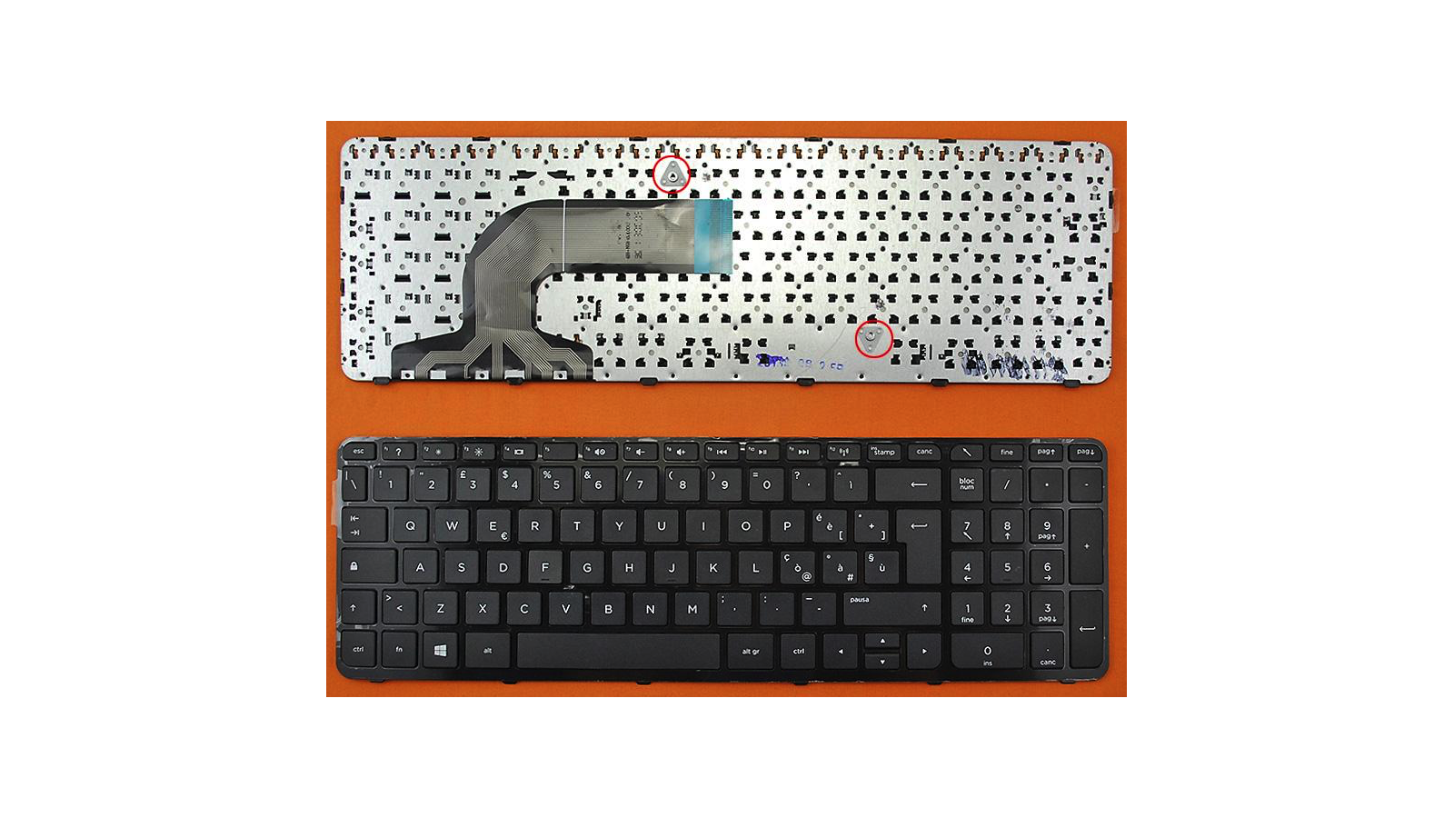 Tastiera italiana compatibile con HP 719853-001 749658-001 708168-001 9Z.N9HSC.601 PK1314D1A00 NSK-CN6SC
