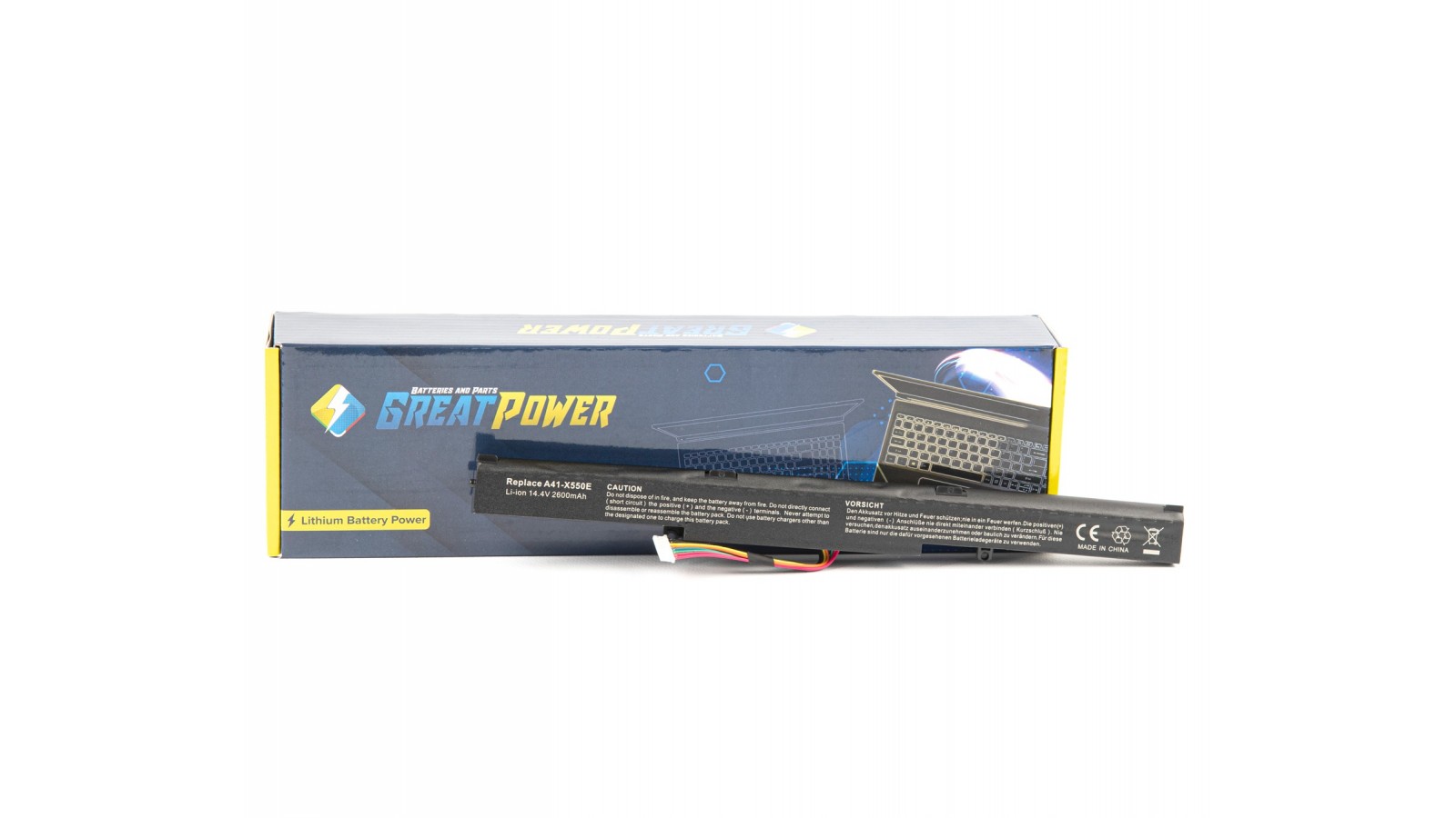 Batteria 2600 mAh compatibile con Asus X750J / X750JA / X750JB / A41-X550E / A750J / A750JA / A750JB