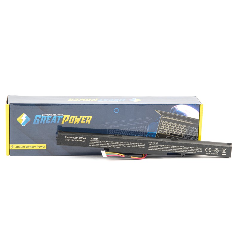 Batteria 2600 mAh compatibile con Asus F550ZE Batteria 2600 mAh compatibile con Asus F550ZE