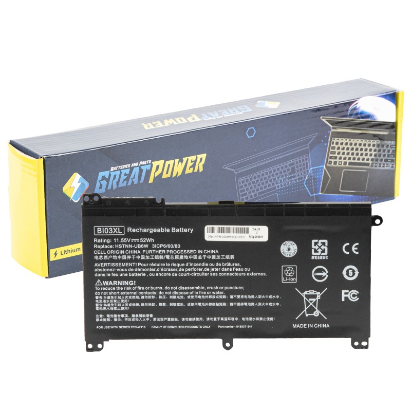 Batteria 41.7Wh compatibile con HP Stream 14-AX 14-CB 844203-855 HSTNN-LB7P HSTNN-UB6W Batteria 41.7Wh compatibile con HP Stream 14-AX 14-CB 844203-855 HSTNN-LB7P HSTNN-UB6W