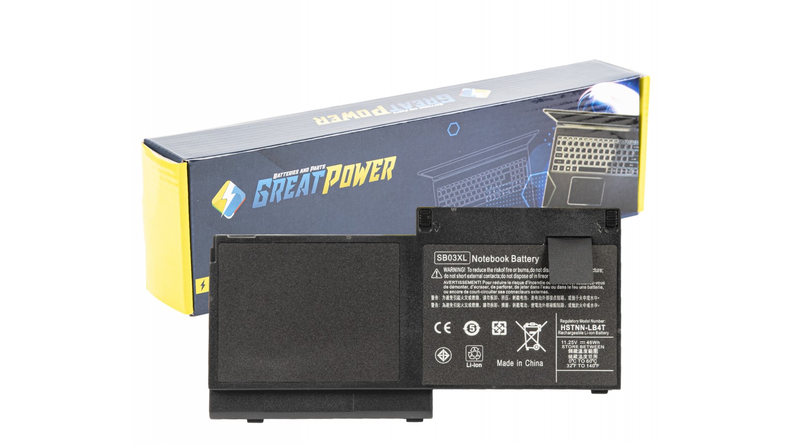 Batteria compatibile con HP Elitebook SB03XL 725 G1 820 G1 HSTNN-L13C HSTNN-IB4T