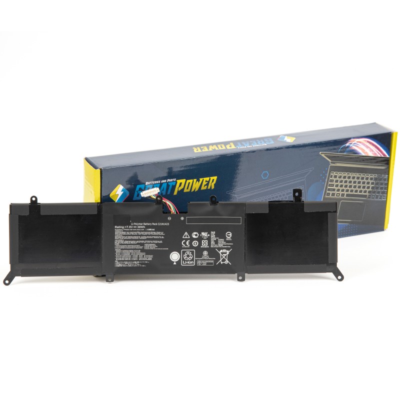 Batteria 38Wh compatibile con ASUS C21N1423 X302L X302LJ X302LA R301LA F302LJ F302U Batteria 38Wh compatibile con ASUS C21N1423 X302L X302LJ X302LA R301LA F302LJ F302U
