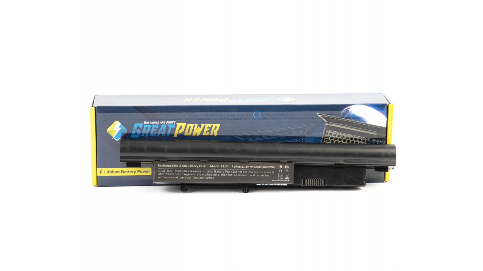 Batteria 5200mAh compatibile Acer Timeline 3810T / 3811T / 4810T / 5810T / TravelMate Timeline 8371/ 8471 / 8571  6 celle