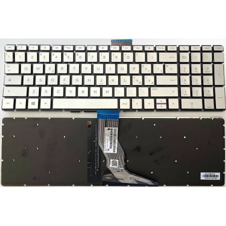 Tastiera italiana compatibile con HP 15S-DY 15S-EQ 15-EF 15S-FQ 15-GW RETROILLUMINATA