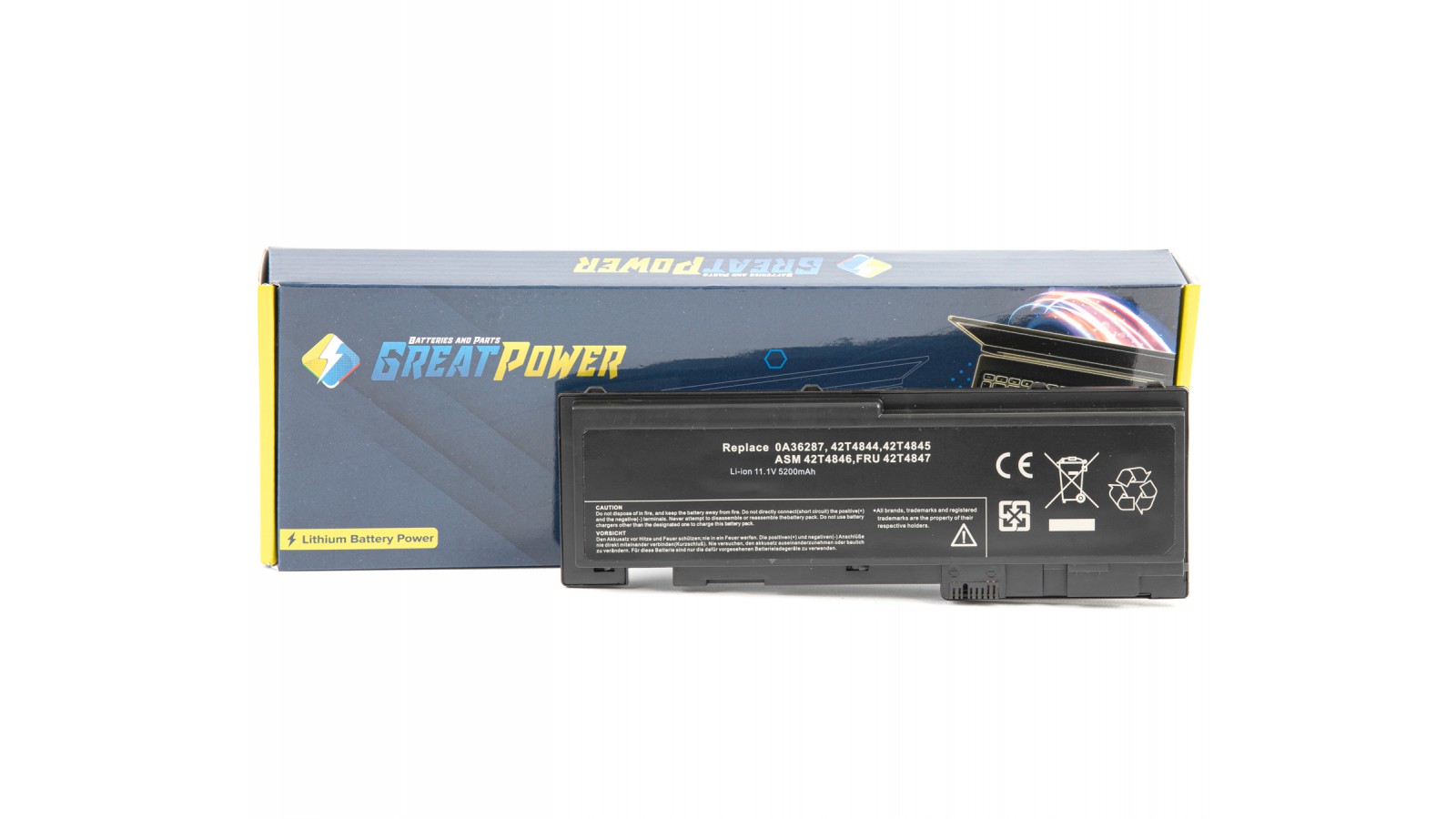 Batteria 5200mAh compatibile con Lenovo T420s T420si 0A36287 42T4846 45N1037 42T4844