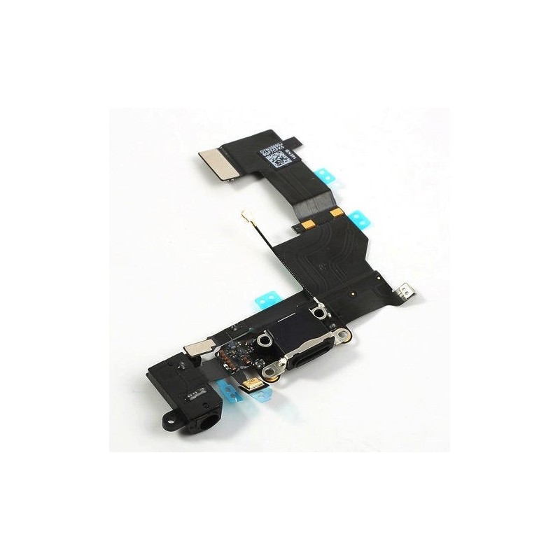 Flat connettore ricarica completo di microfono antenna jack audio Apple iPhone 5S nero Flat connettore ricarica completo di microfono antenna jack audio Apple iPhone 5S nero