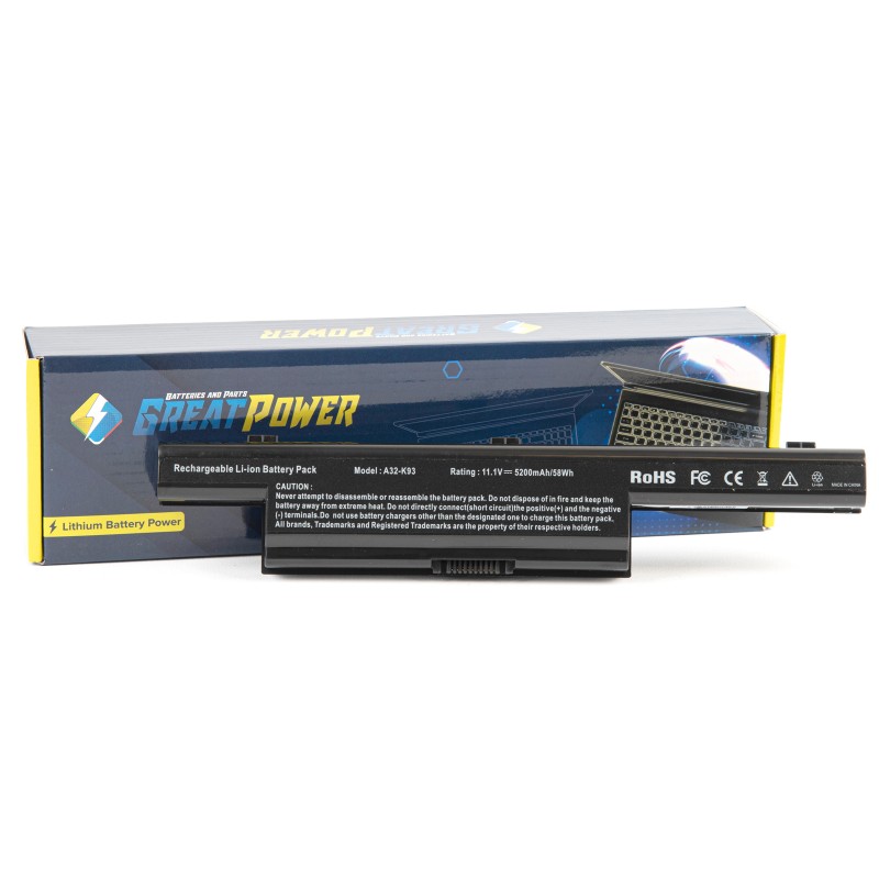 Batteria 5200mAh compatibile con Asus K93 A32 K93 K93S K93SM X93 X93SV A93S A93SM A93SV Batteria 5200mAh compatibile con Asus K93 A32 K93 K93S K93SM X93 X93SV A93S A93SM A93SV