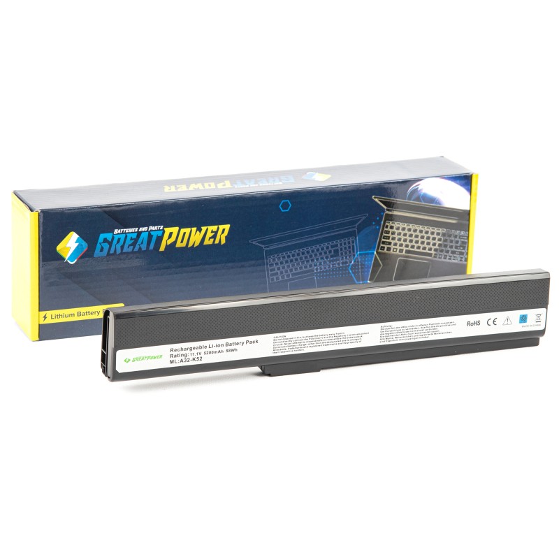 Batteria 5200 Mah compatibile con ASUS A52 K42 K52 X52 serie A32-K52 Batteria 5200 Mah compatibile con ASUS A52 K42 K52 X52 serie A32-K52