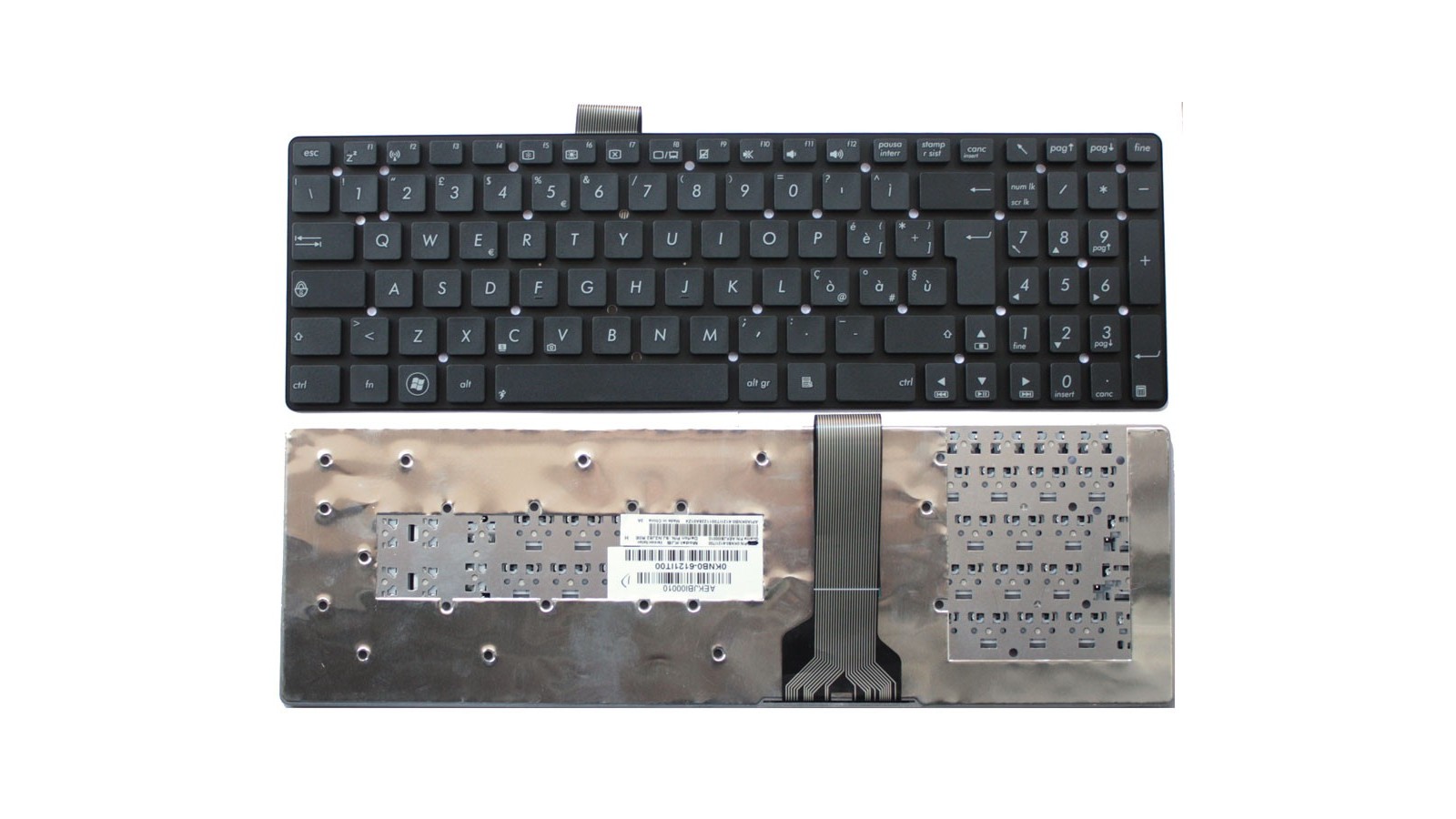 Tastiera italiana compatibile con Asus K75A K75V K75VD K75VJ K75VM