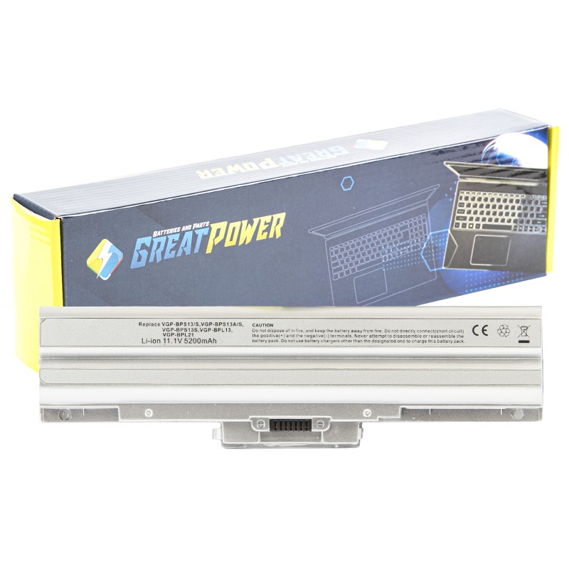 Batteria 5200 mAh per SONY VAIO VGP-BPS13 VGP-BSP13/S VGP-BPS13B VGP-BPS21 VGP-BPS21A VGP-BPS21B VGP-BPL21 Batteria 5200 mAh per SONY VAIO VGP-BPS13 VGP-BSP13/S VGP-BPS13B VGP-BPS21 VGP-BPS21A VGP-BPS21B VGP-BPL21