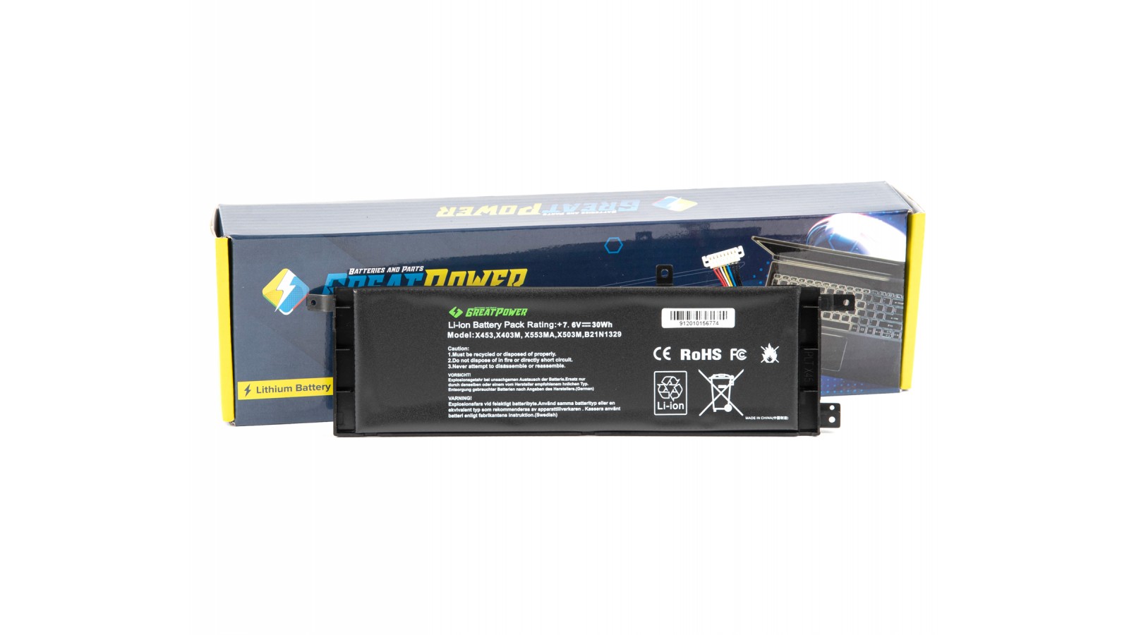 Batteria B21N1329 compatibile con Asus D553M D553MA D453M 4040 Mah