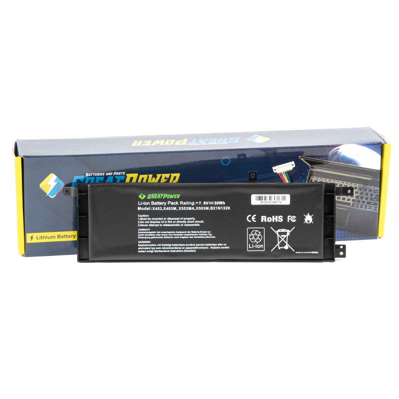 Batteria B21N1329 compatibile con Asus D553M D553MA D453M 4040 Mah Batteria B21N1329 compatibile con Asus D553M D553MA D453M 4040 Mah