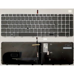 Tastiera italiana Retroilluminata per HP Zbook 15U G3 G4 con Trackpad