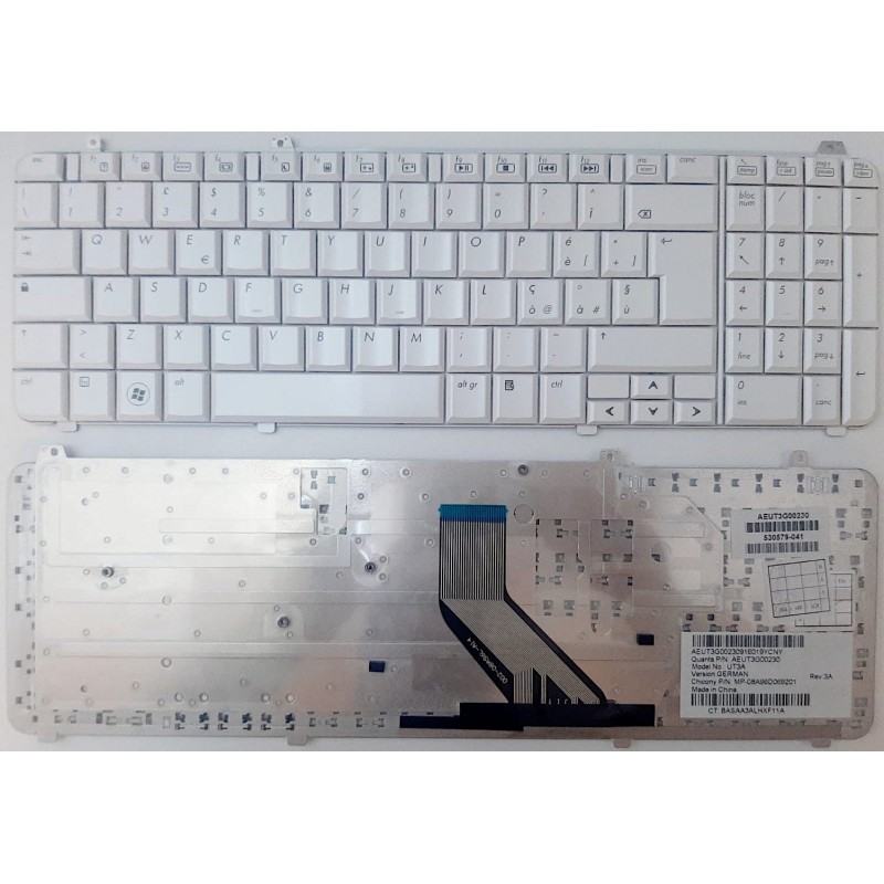 Tastiera Italiana per Hp 515860-061 Bianca Tastiera Italiana per Hp 515860-061 Bianca