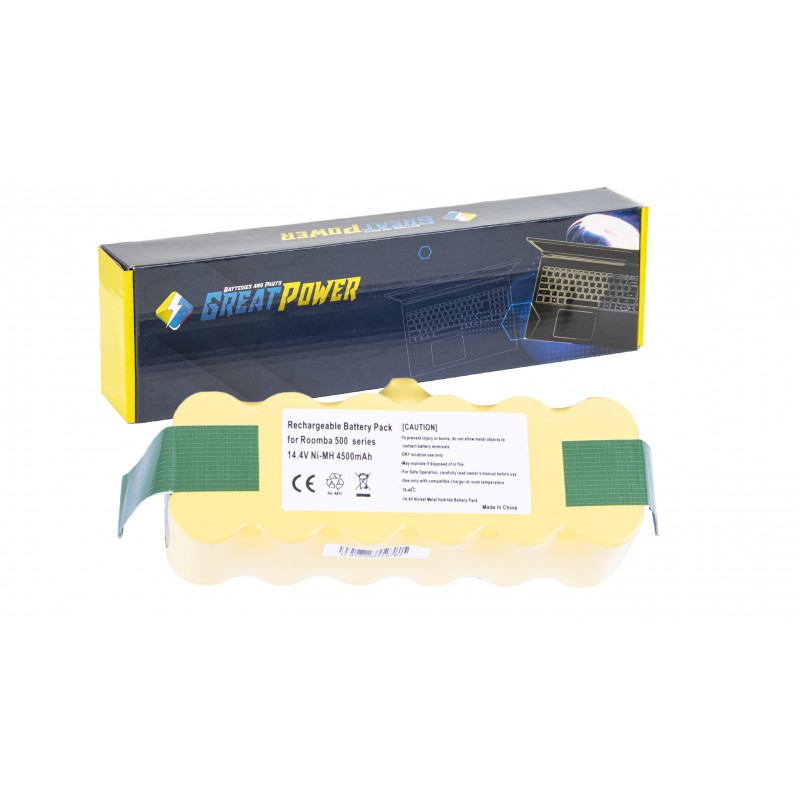 Batteria 4500mAh compatibile con iRobot Roomba 600 620 700 800 14,4V Batteria 4500mAh compatibile con iRobot Roomba 600 620 700 800 14,4V