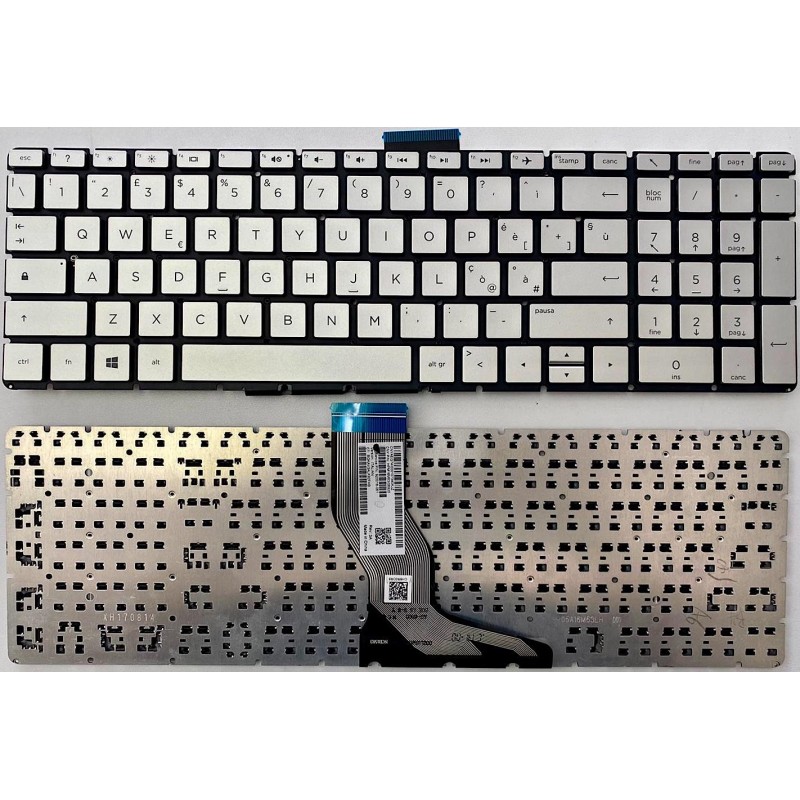 Tastiera Italiana compatibile con 15-BC / 15-Bc502nl Silver