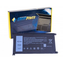 Batteria 3680 mAh compatibile con Dell WDXOR 3CRH3 CYMGM FC92N WDX0R T2JX4