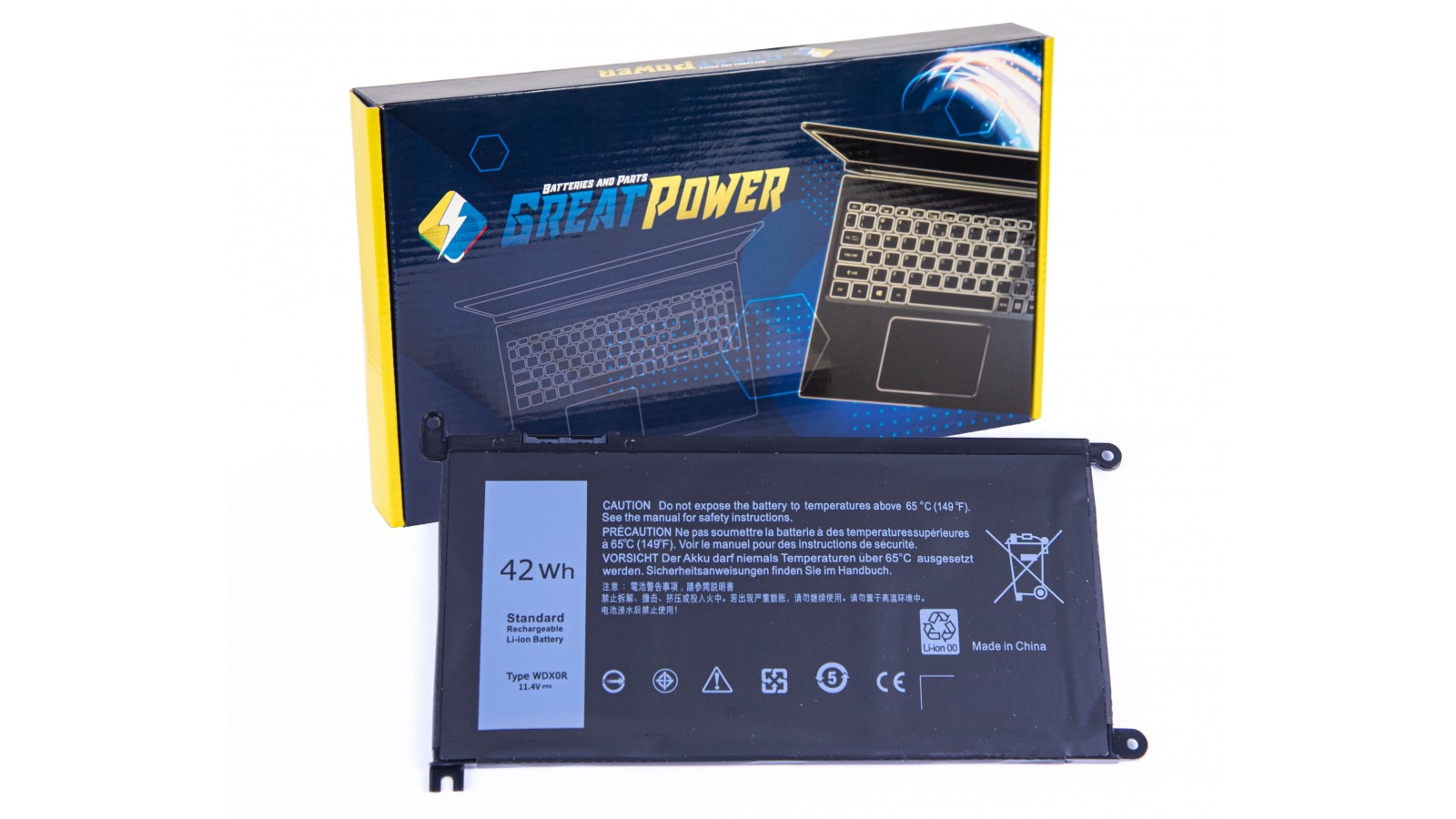 Batteria 3680 mAh compatibile con Dell Vostro 3590 P75F P75F010