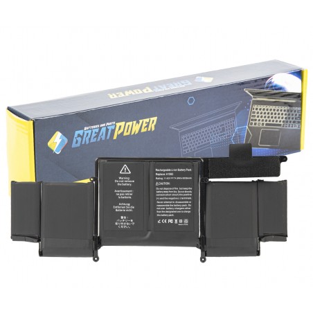 Batteria A1493 compatibile con Apple A1502 MacBook Pro Retina 2013-2014