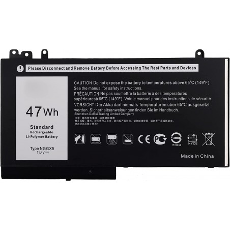Batteria NGGX5 47WH per Dell Latitude E5270 E5470 M3510 E5570 E5550 JY8D6 954DF 0JY8D6