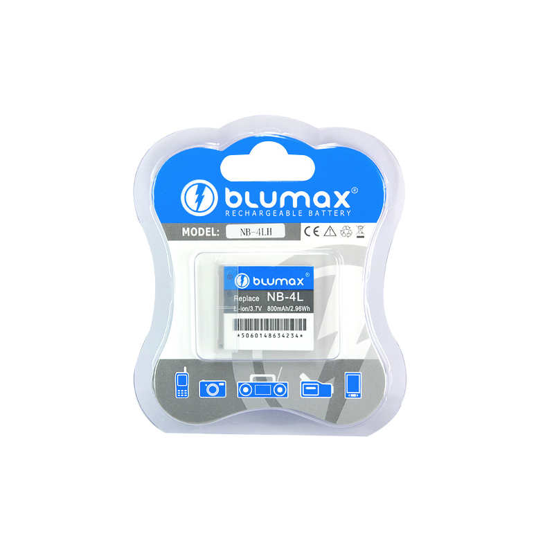 Batteria compatibile con Canon NB-4L NB-4LH Batteria compatibile con Canon NB-4L NB-4LH