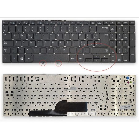 Tastiera italiana compatibile con Samsung NP300E5E NP350E5C NP350V5C NP355E5C NP355V5C BA59-03271E