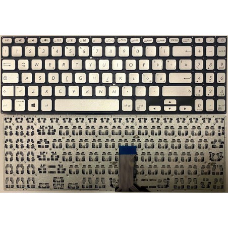 Tastiera italiana per Asus S530 X530 S5300 S15 X530FA X530FN X530UN X530UF X530UA Silver