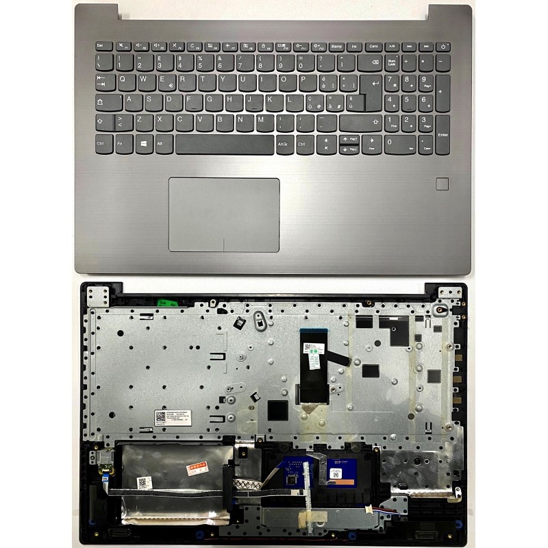 Tastiera italiana per LENOVO IdeaPad 330-15ISK 330-15AST 330-15IKB 330-15IGM Grigia TOPCASE PALMREST Tastiera italiana per LENOVO IdeaPad 330-15ISK 330-15AST 330-15IKB 330-15IGM Grigia TOPCASE PALMREST