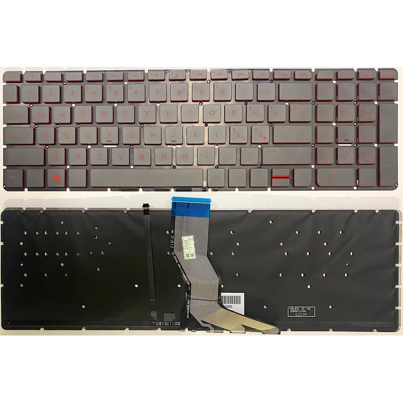 Tastiera italiana RETROILLUMINATA per HP Omen 15-AX000 15-AX000NL 15-AX001LA Red Keys Tastiera italiana RETROILLUMINATA per HP Omen 15-AX000 15-AX000NL 15-AX001LA Red Keys
