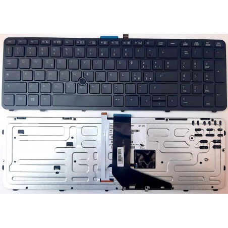 Tastiera Italiana compatibile con Hp ZBOOK 15 G2 17 G2 Retroilluminata