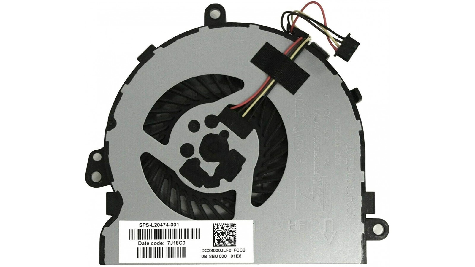 Ventola Fan compatibile con HP 15-DA 15-DB L20474-001 DC28000JLF0
